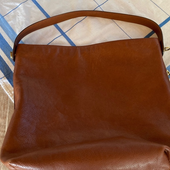 Fossil Brown Leather Shoulder Bag - Picture 6 of 12